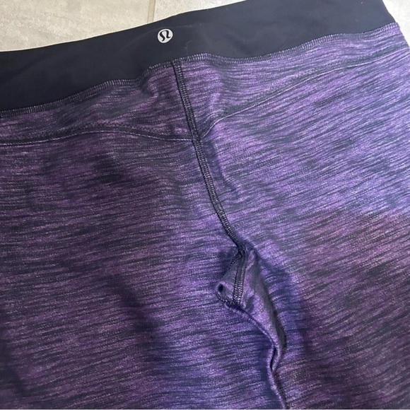 Lululemon Athletica Purple Performance Leggings - Picture 2 of 5